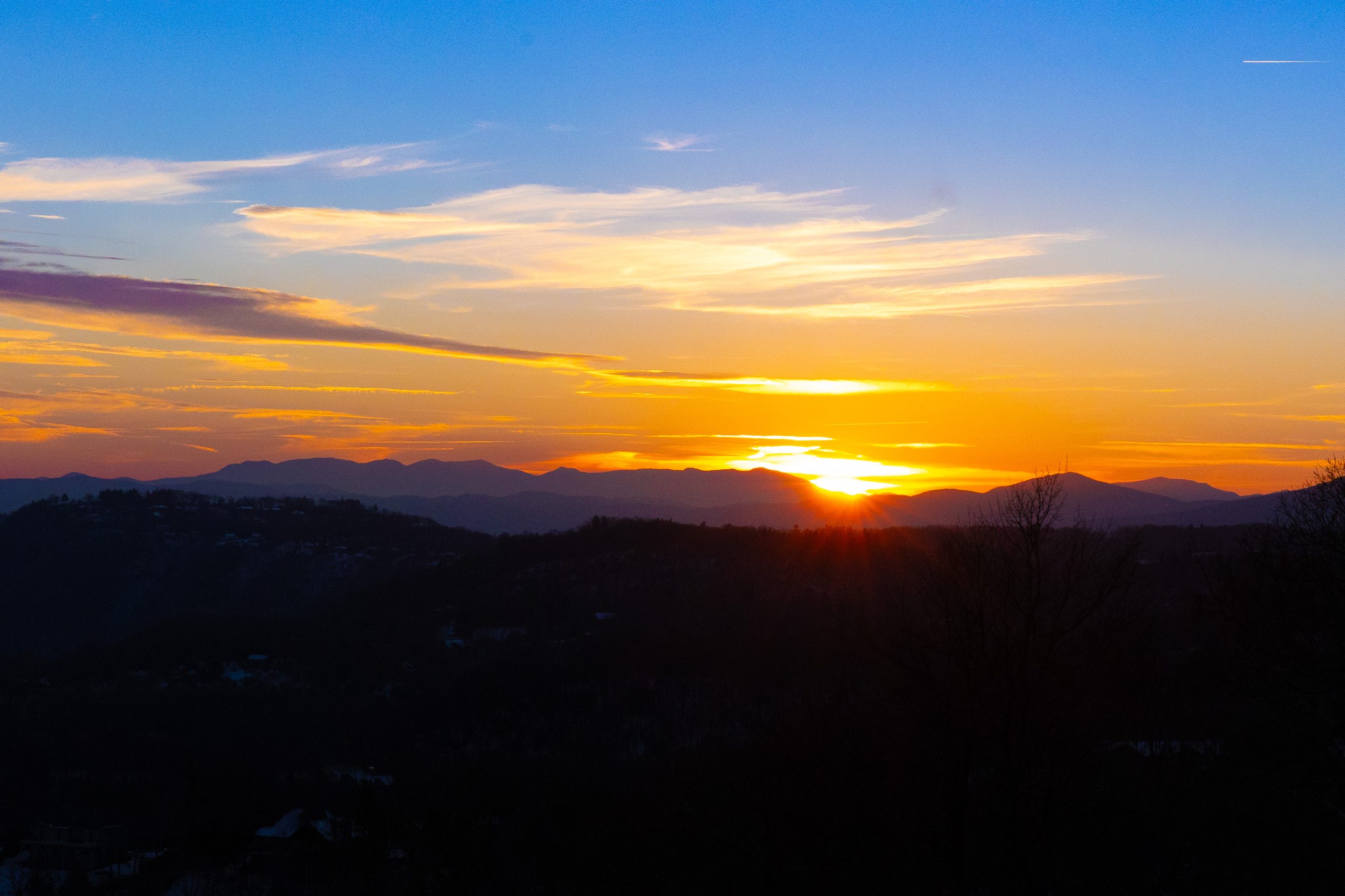 Boone, NC – Snow Sunset Views – December 2025